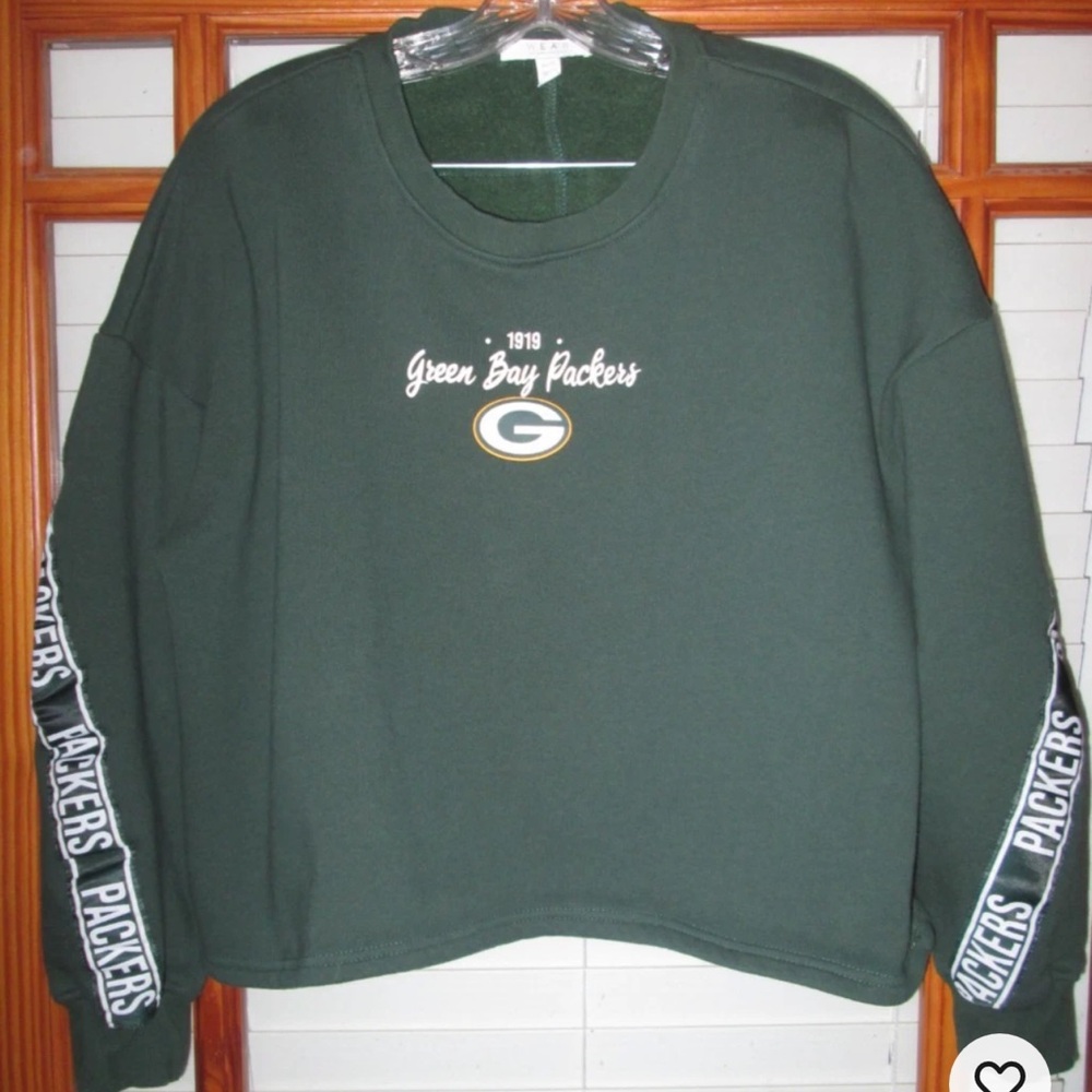 NFL Green Bay Packers Sweatshirt Women's Small Wear by Erin Andrews